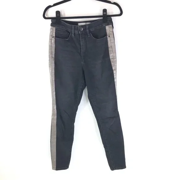 Athleta Jeans Athleta Sculptek Ultra Skinny Metallic Jeans